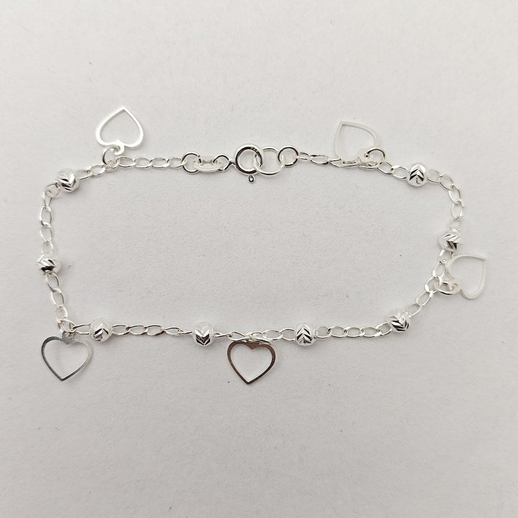 PULSERA TEJIDO ESPECIAL PLATA .925 18 CM 2.6 GR (NUEVO)