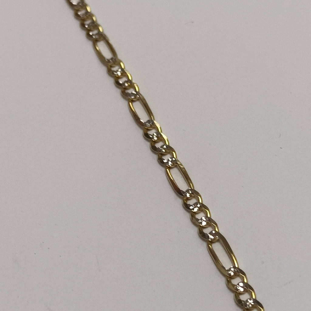 CADENAS 3X1 DIAMANTADA ORO 14K 55 CM 8.4 GR (NUEVO)