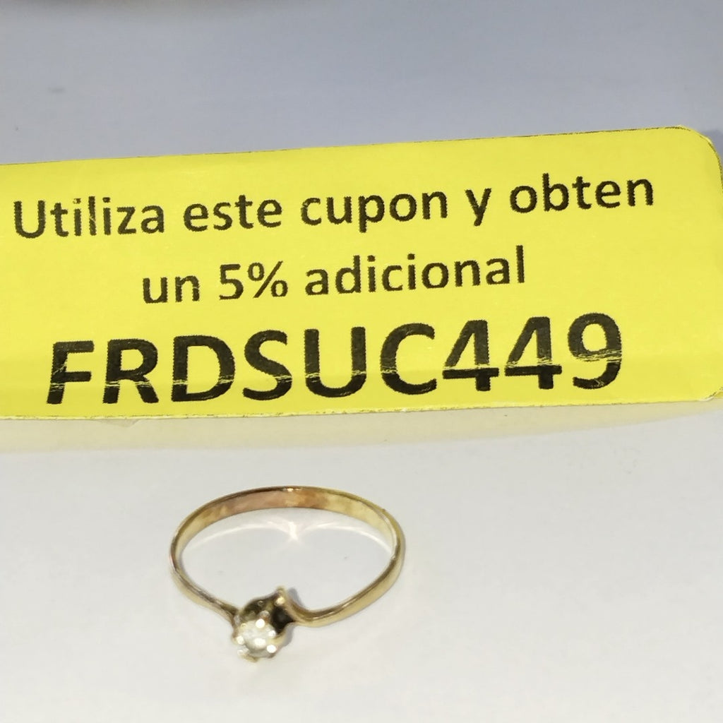 ANILLITO ORO 10 K 1.3 GRMS (SEMINUEVO)