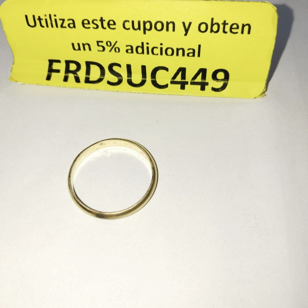 ARGOLLA ORO 10 K 2.6 GRMS (SEMINUEVO)