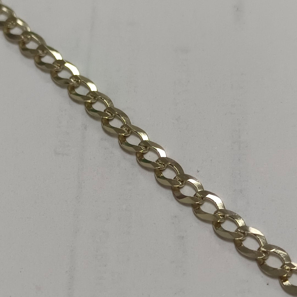 PULSERAS TEJIDO BARBADA ORO 10K 18 CM 3.2 GR (NUEVO)