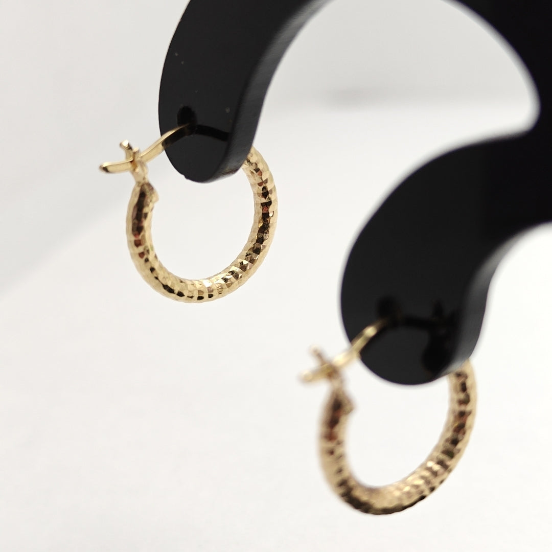 ARRACADAS PAR ORO 14 K 1,40 GRMS (SEMINUEVO)