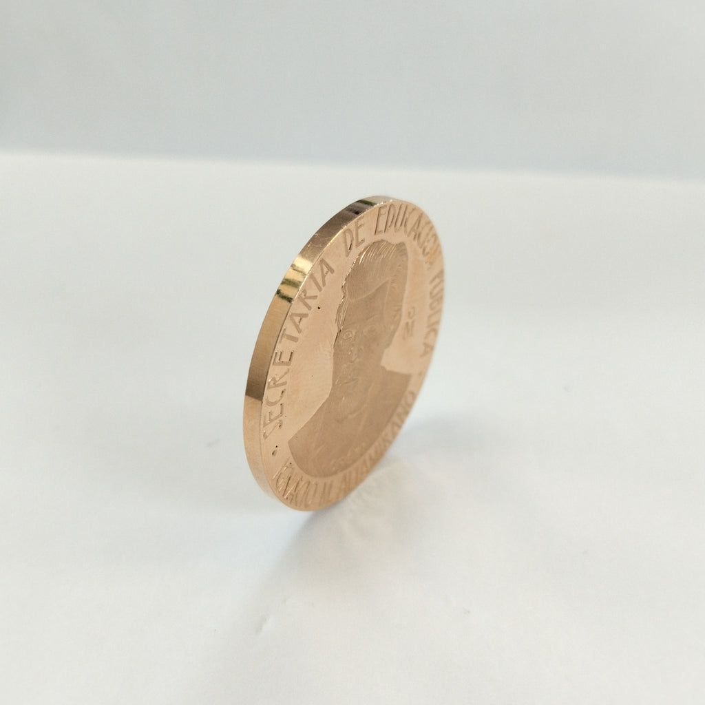 MEDALLA CONMEMORATIVA ORO 21 K 42,00 GRMS (SEMINUEVO)
