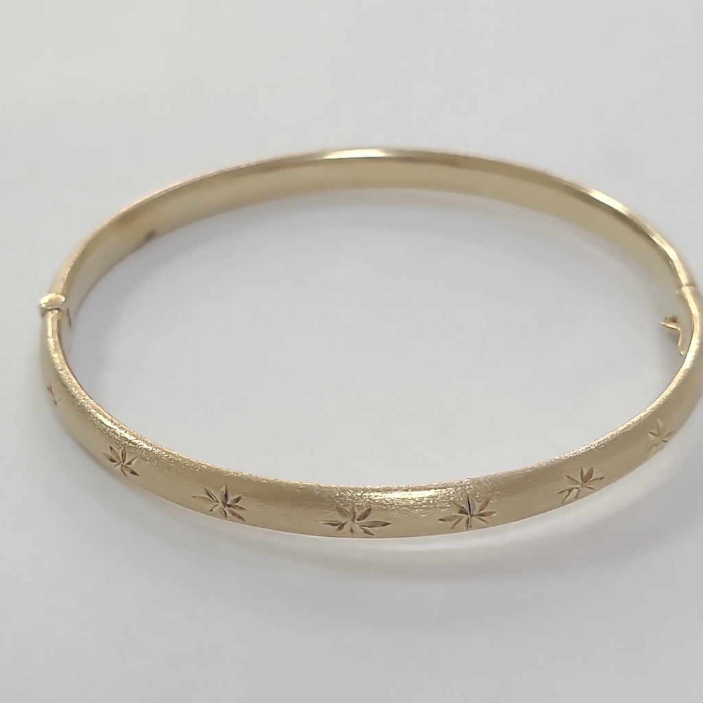 PULSERA RIGIDA ORO 14 K 8,30 GRMS (SEMINUEVO)