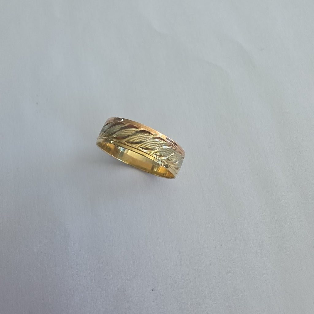 ARGOLLA ORO COMBINADO 10 K 2,60 GRMS (SEMINUEVO)