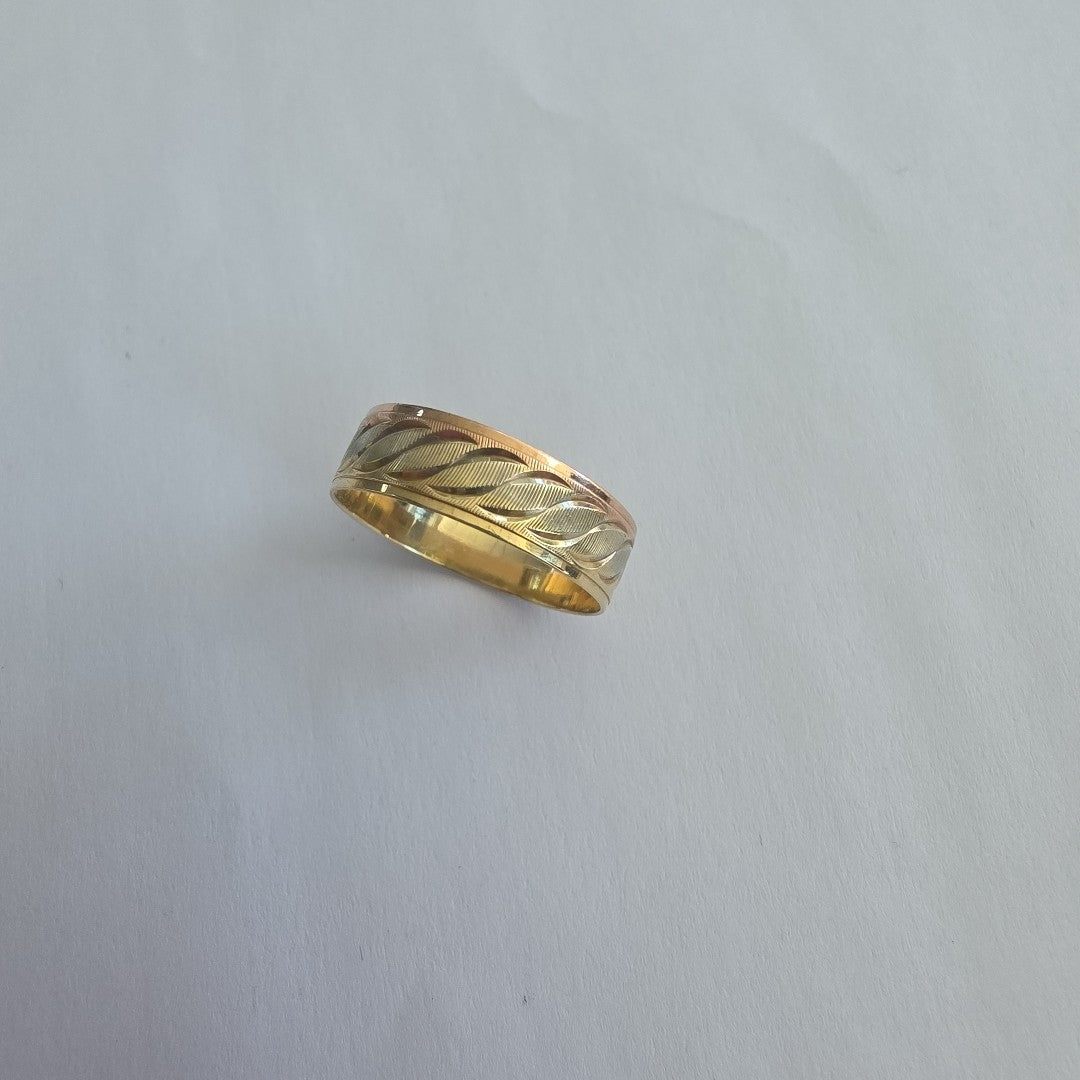 ARGOLLA ORO COMBINADO 10 K 2,60 GRMS (SEMINUEVO)