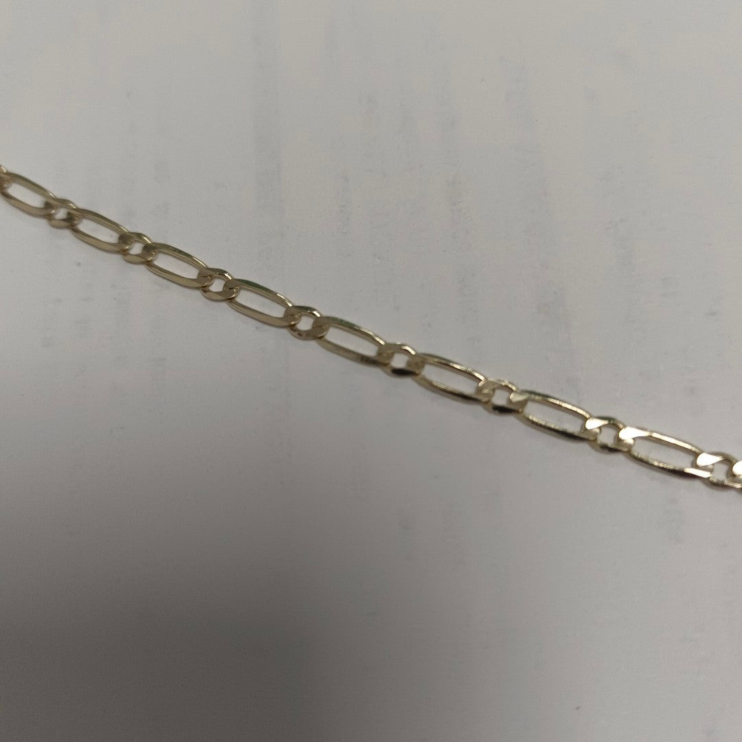 PULSERAS 1X1 ORO 14K 18 CM 2.6 GR (NUEVO)