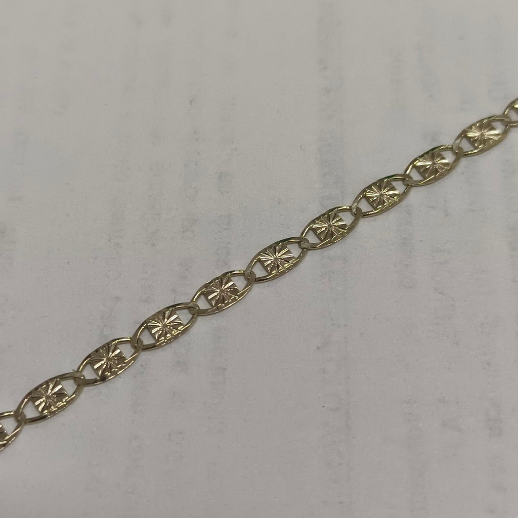 PULSERAS GUCHI ORO 14K 18 CM 2.9 GR (NUEVO)