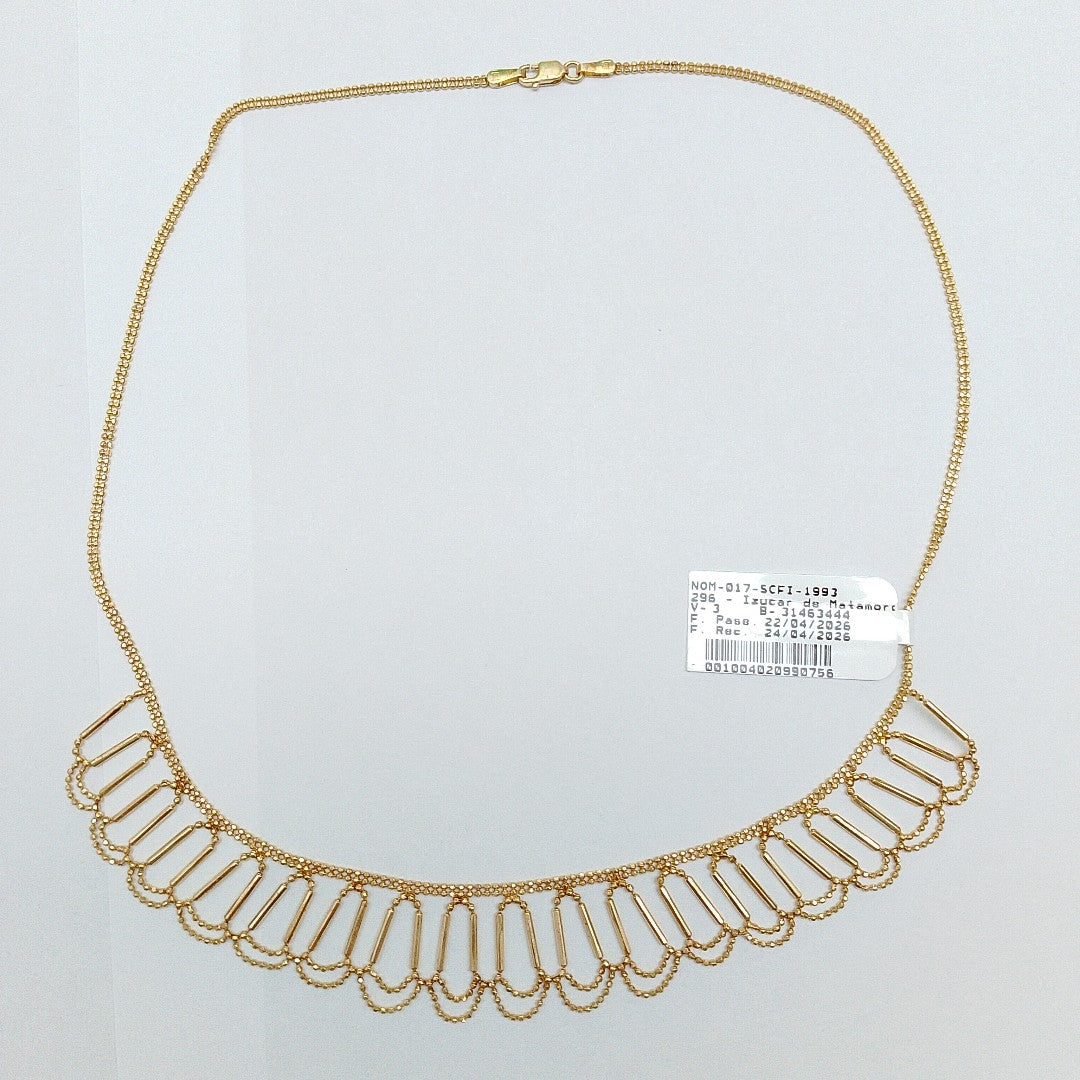 GARGANTILLA ORO 14 K 7.4 GRMS (SEMINUEVO)