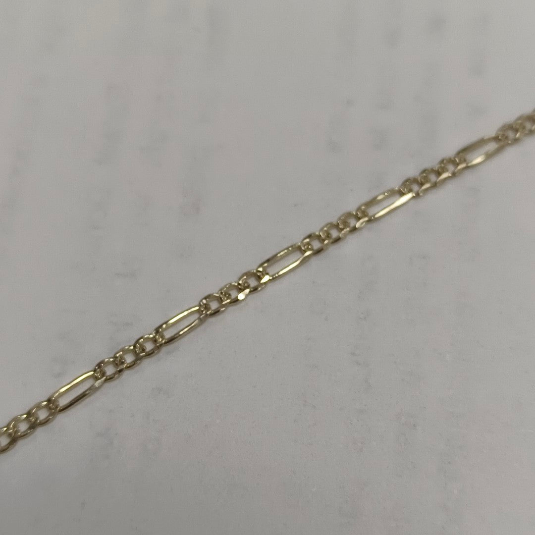 PULSERAS BARBADA ORO 14K 21 CM 1.7 GR (NUEVO)