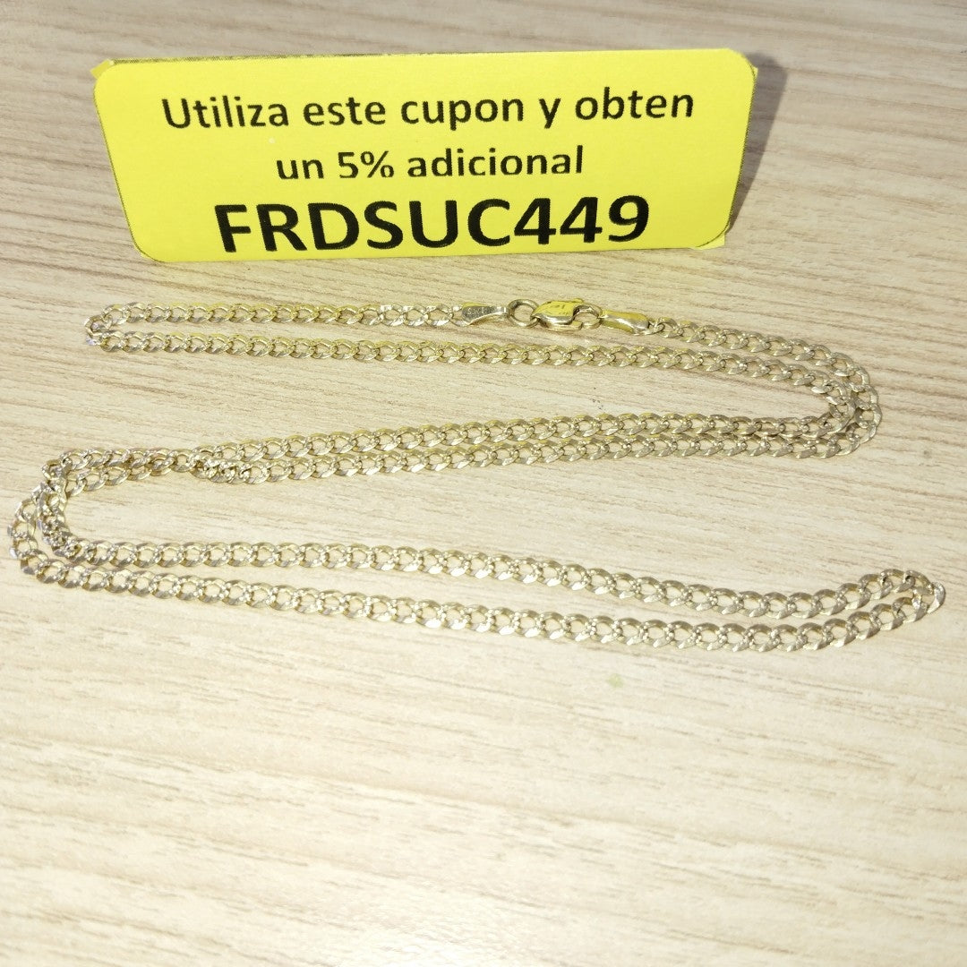 CADENA ORO 14 K 7.2 GRMS (SEMINUEVO)