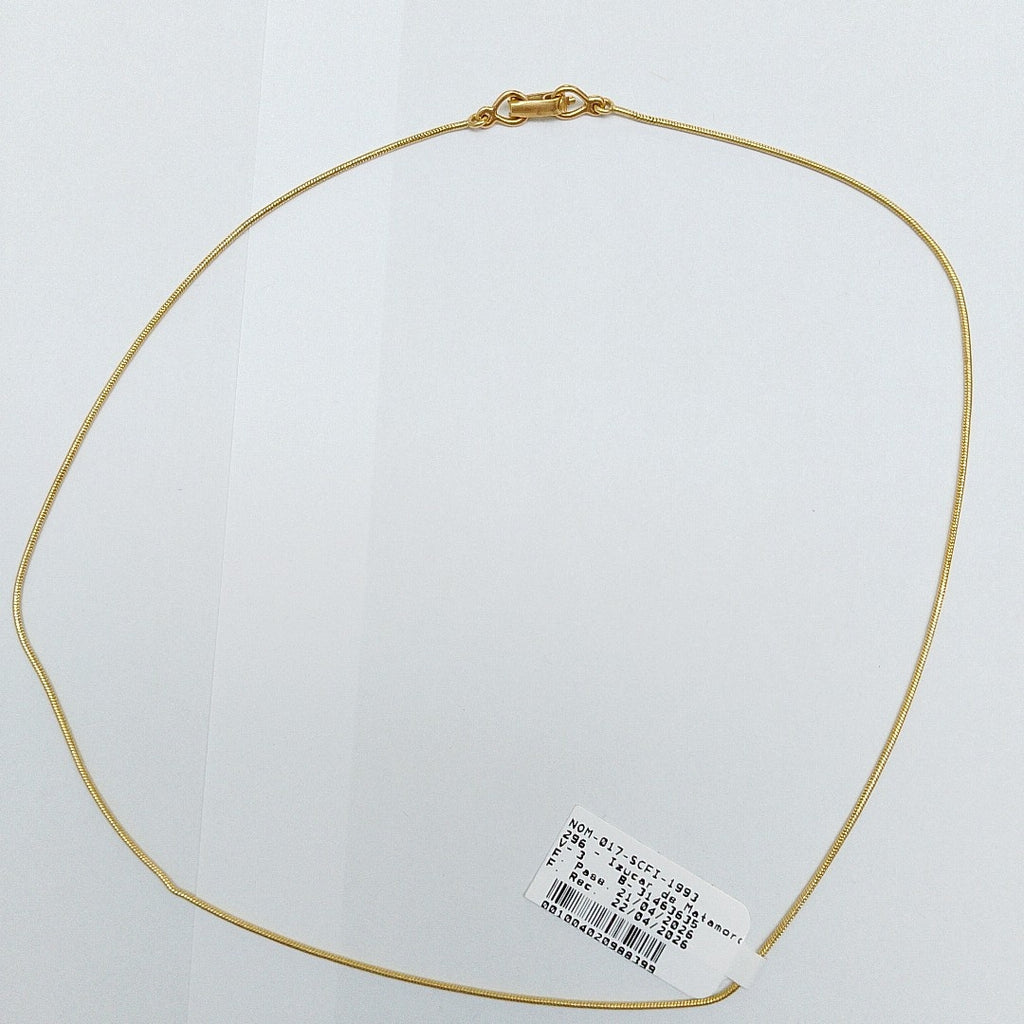 CADENA ORO 18 K 6 GRMS (SEMINUEVO)