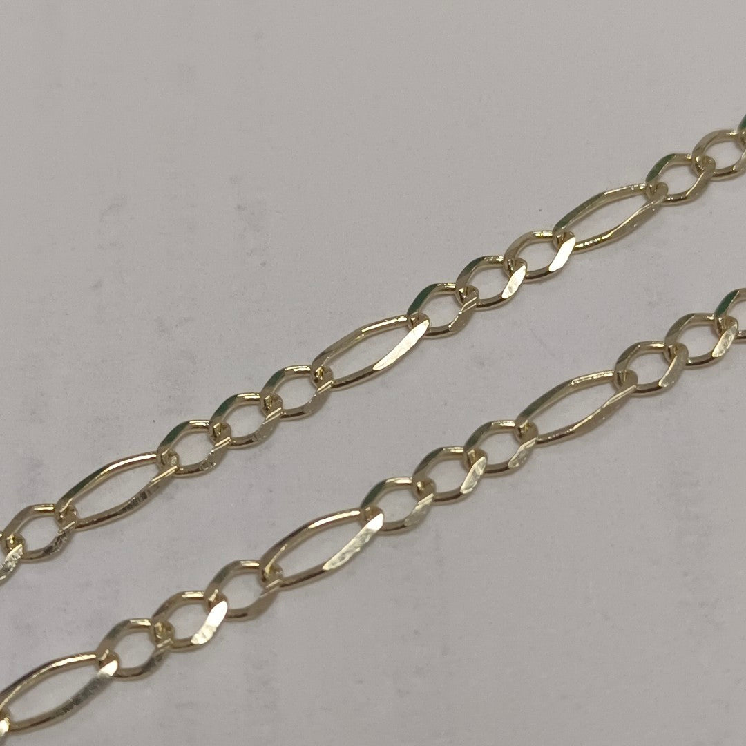 CADENAS TEJIDO 3X1 ORO 10K 50 CM 3.9 GR (NUEVO)