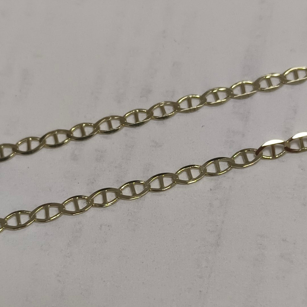 CADENAS TEJIDO GUCHI ORO 10K 60 CM 4.2 GR (NUEVO)