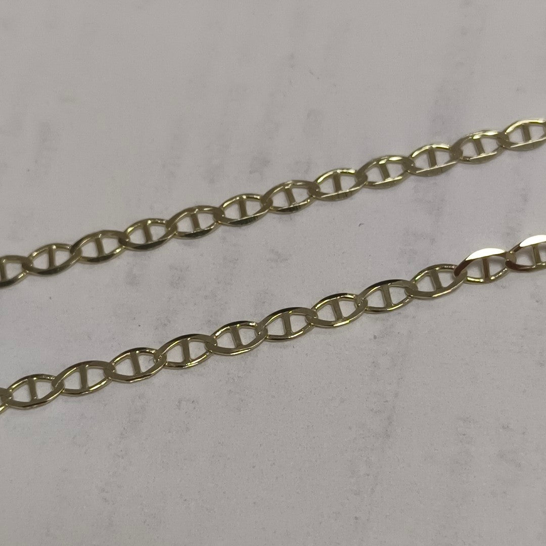 CADENAS TEJIDO GUCHI ORO 10K 60 CM 4.2 GR (NUEVO)