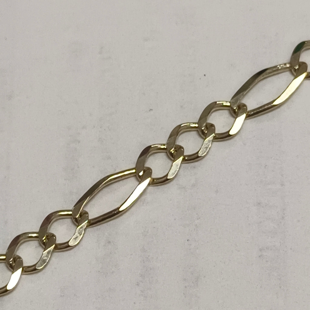 CADENAS TEJIDO 3X1 ORO 10K 50 CM 6.5 GR (NUEVO)