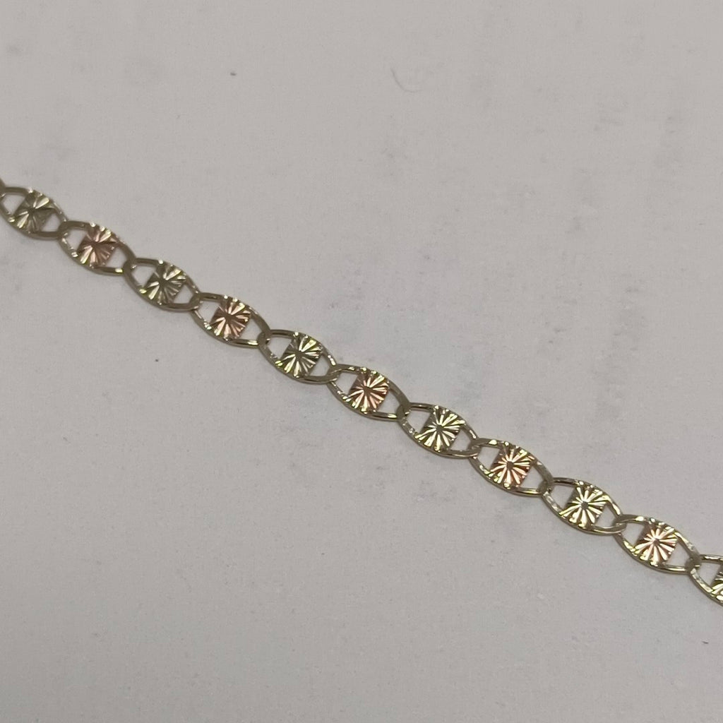 CADENAS TEJIDO GUCHI ORO 10K 60 CM 3.2 GR (NUEVO)