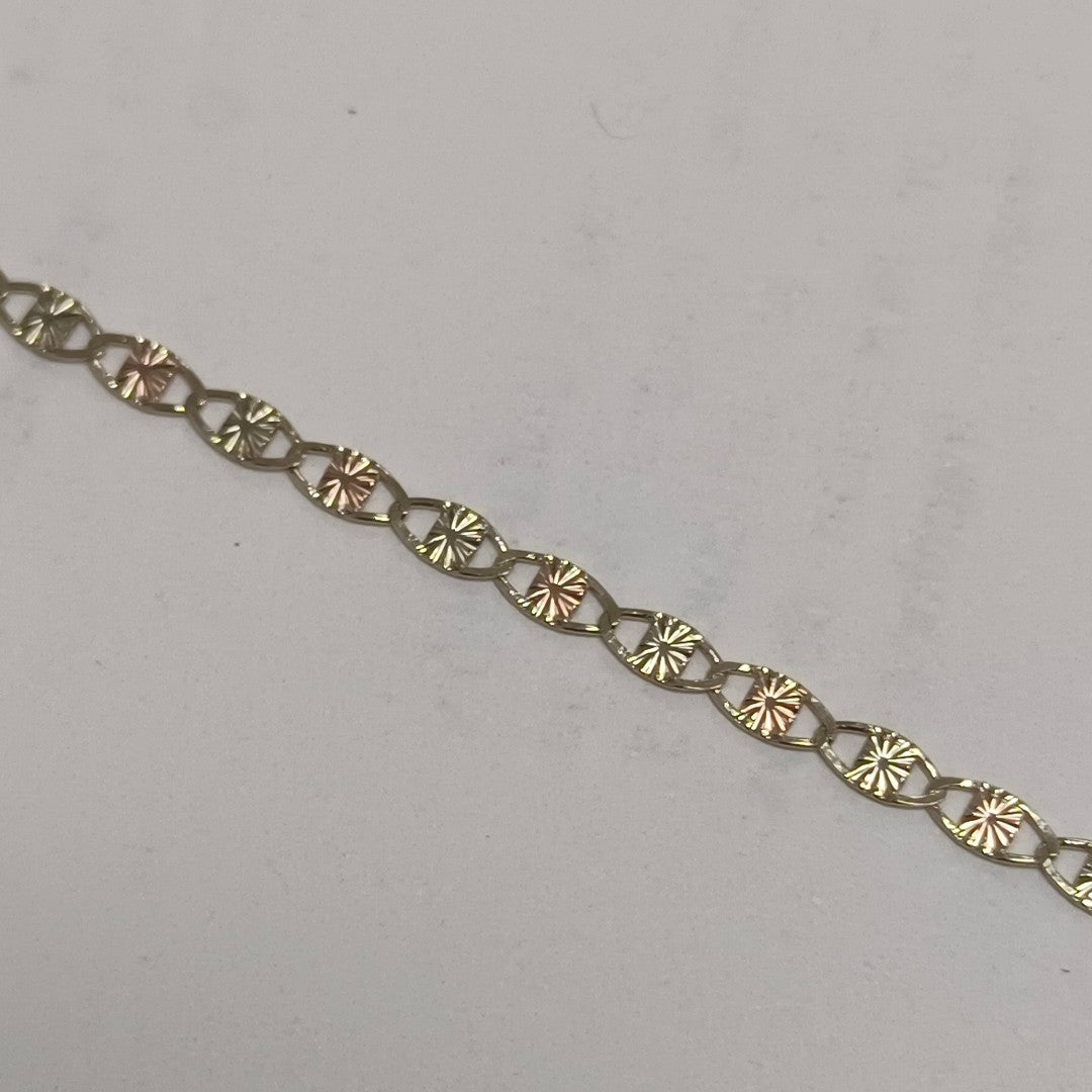 CADENAS TEJIDO GUCHI ORO 10K 60 CM 3.2 GR (NUEVO)