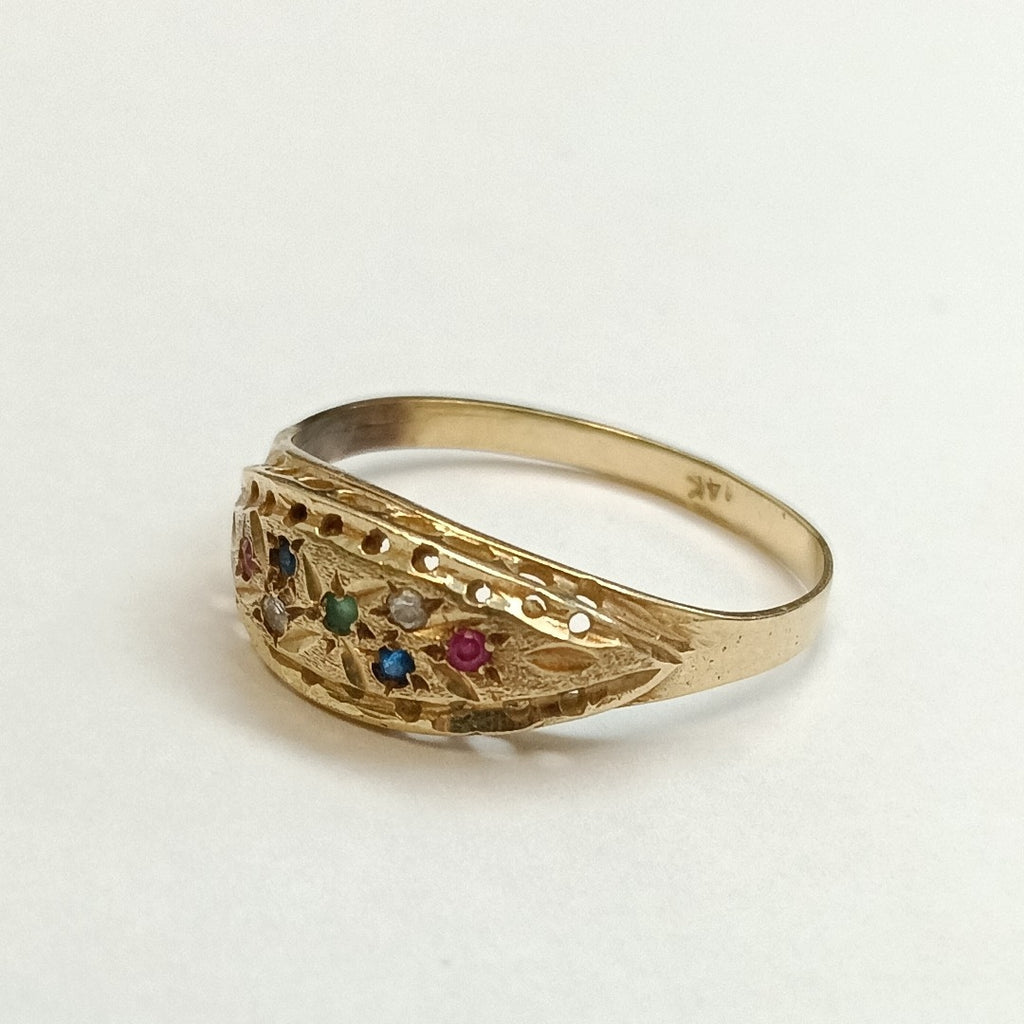 ANILLITO ORO 14 K 2.2 GRMS (SEMINUEVO)