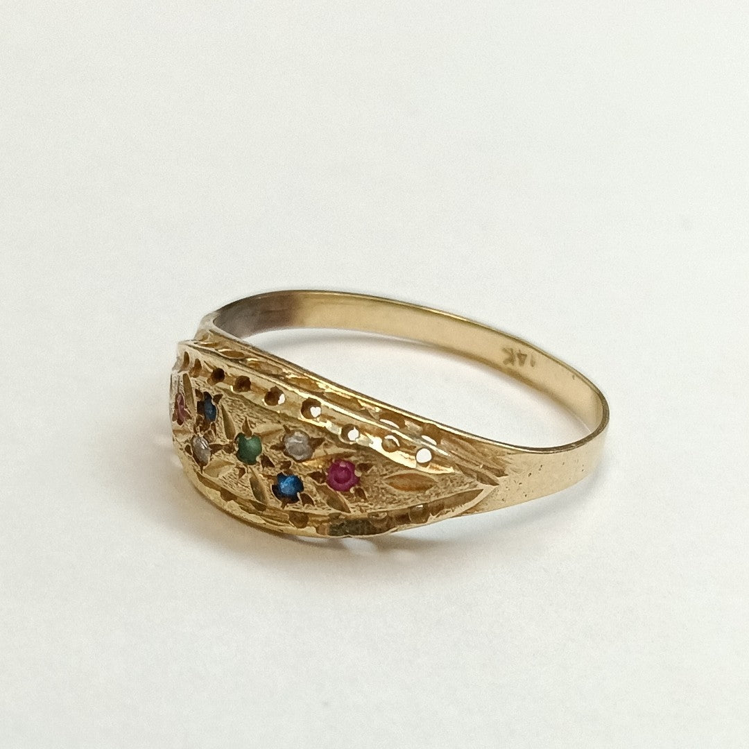 ANILLITO ORO 14 K 2.2 GRMS (SEMINUEVO)