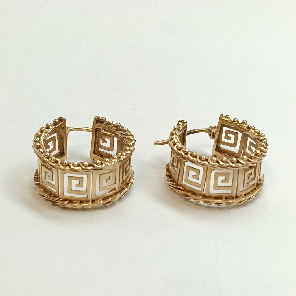 ARRACADAS PAR ORO 14 K 5.6 GRMS (SEMINUEVO)