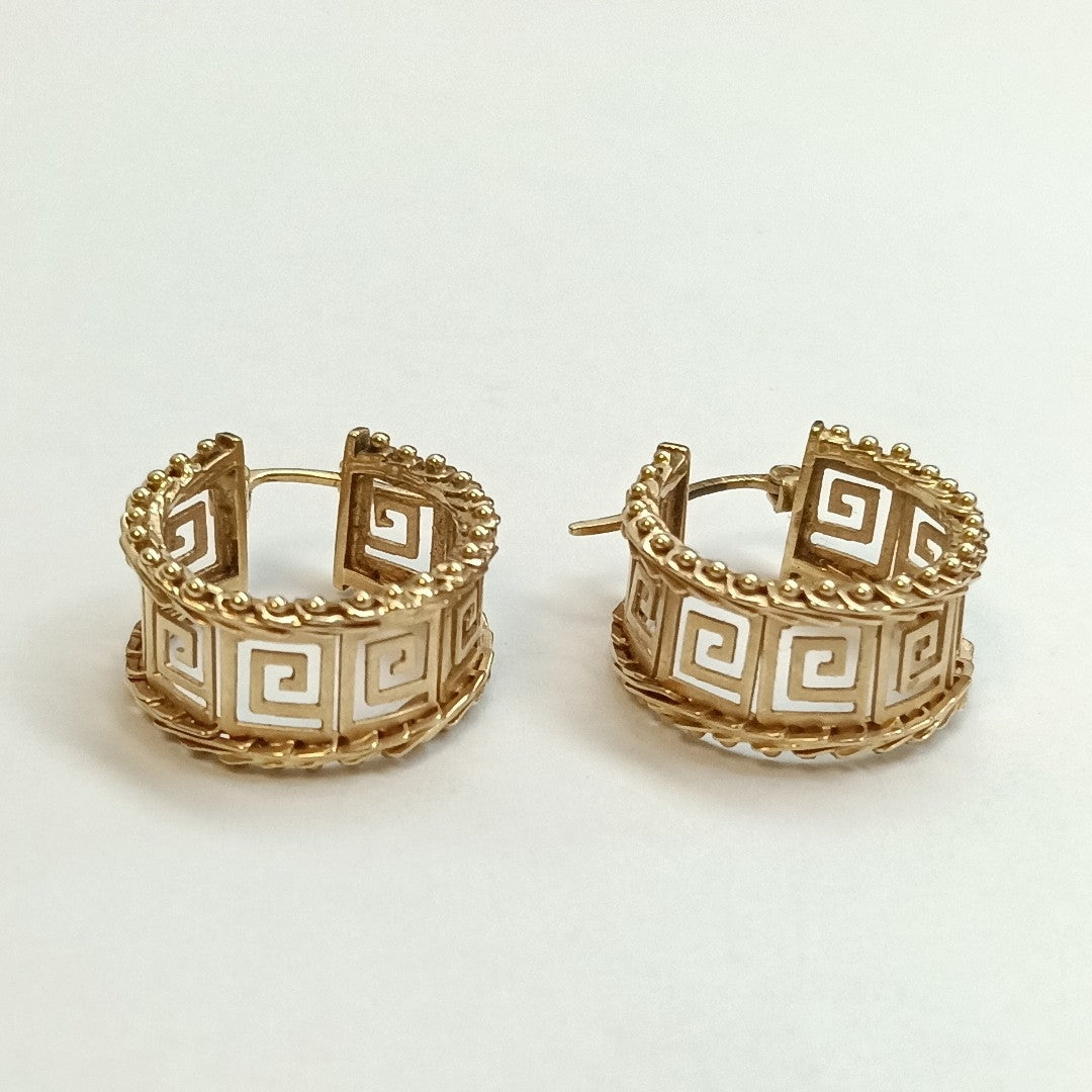 ARRACADAS PAR ORO 14 K 5.6 GRMS (SEMINUEVO)