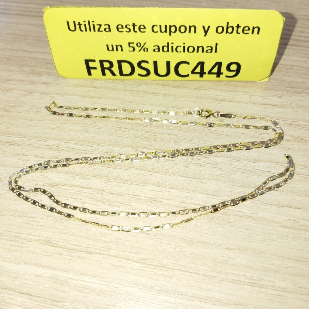 CADENA ORO 14 K 1.9 GRMS (SEMINUEVO)