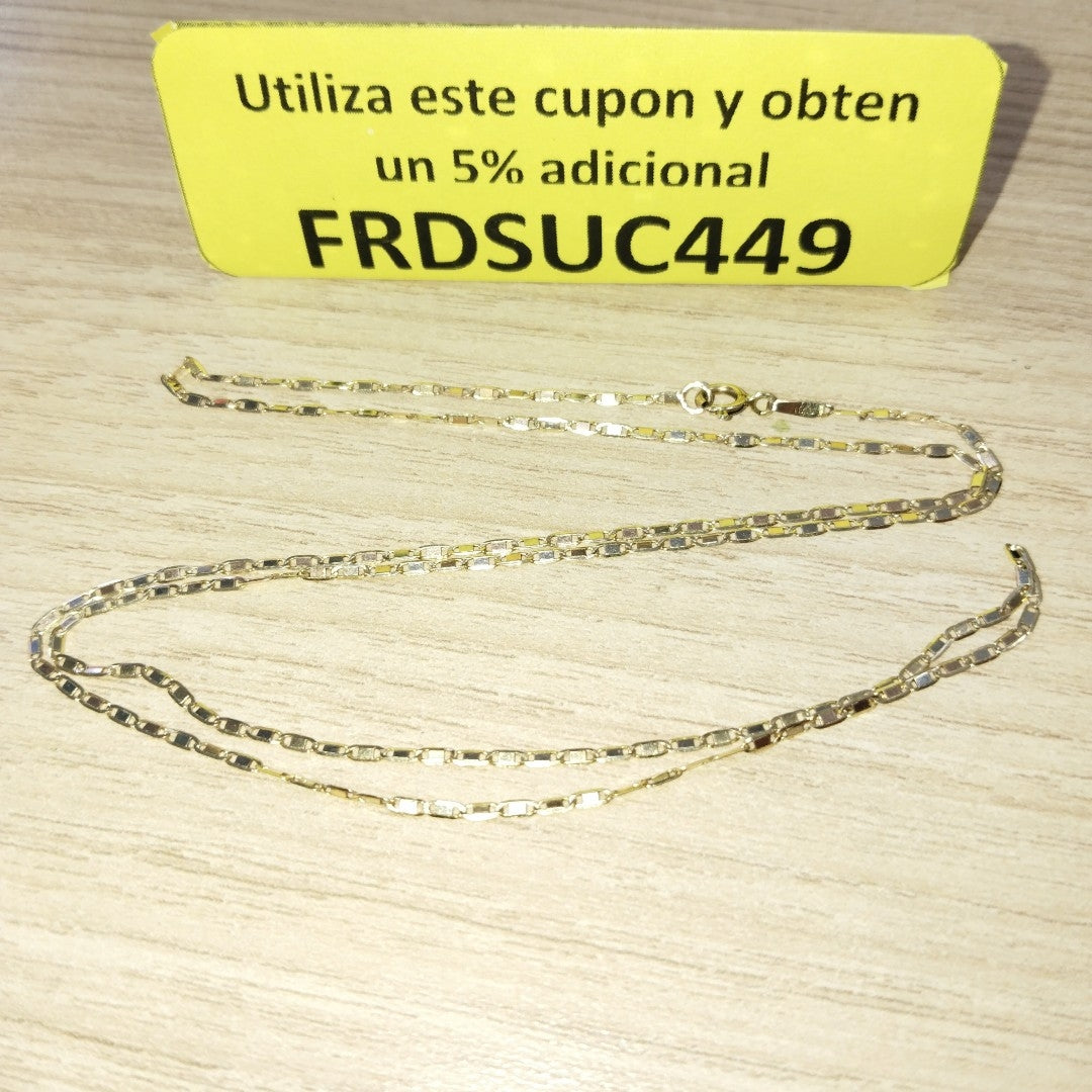CADENA ORO 14 K 1.9 GRMS (SEMINUEVO)