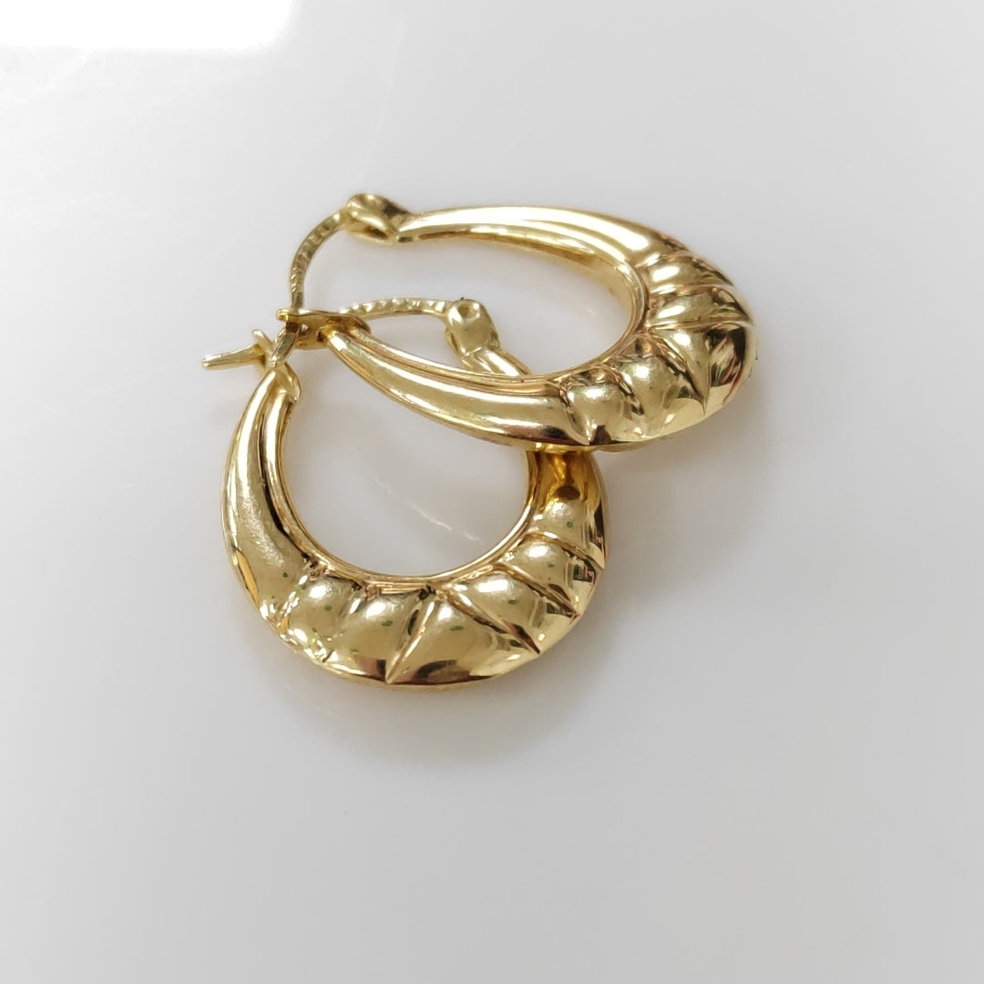 ARETES PAR ORO 14 K 2.3 GRMS (SEMINUEVO)