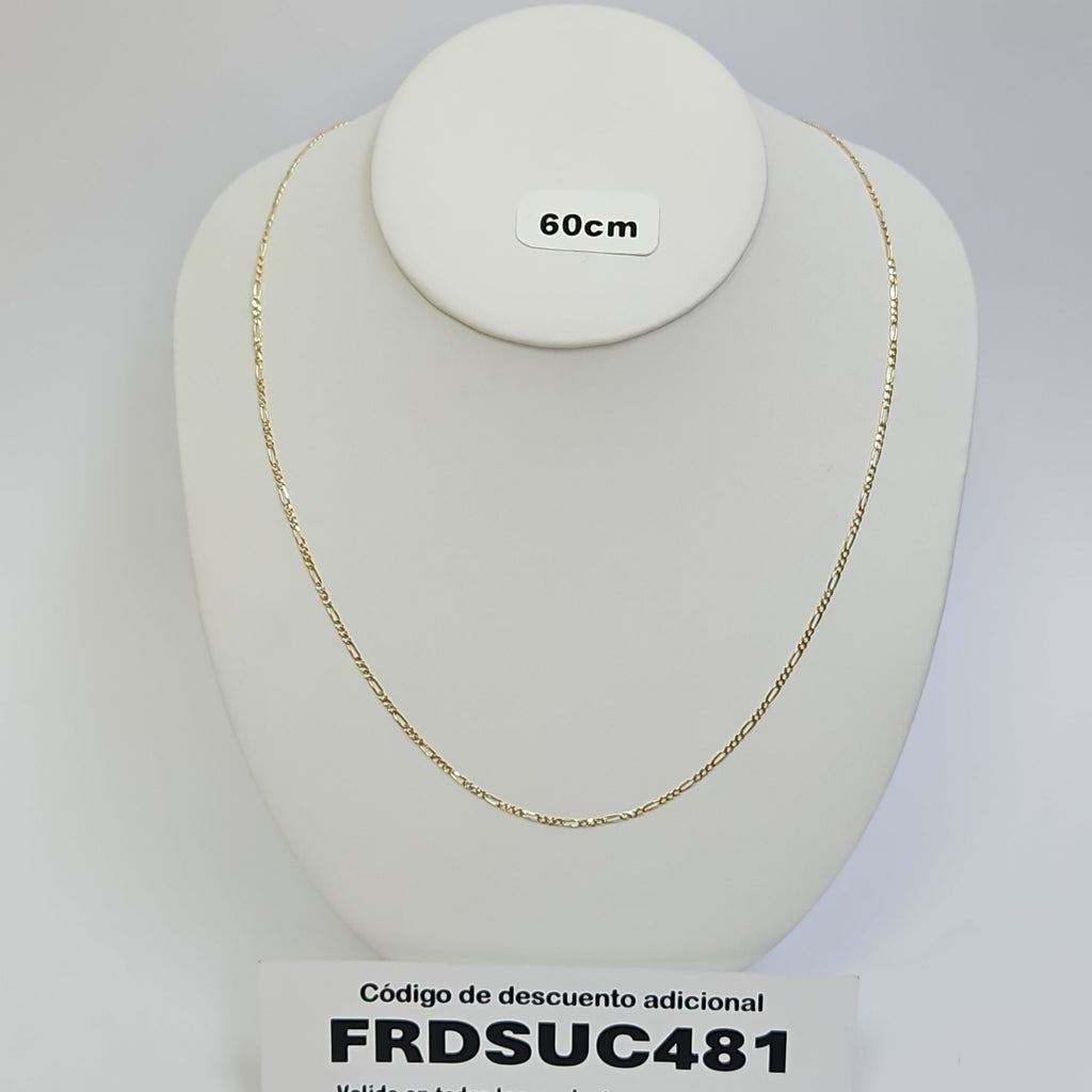 CADENAS 3X1 ORO 14K 60 CM 4.2 GR (NUEVO)