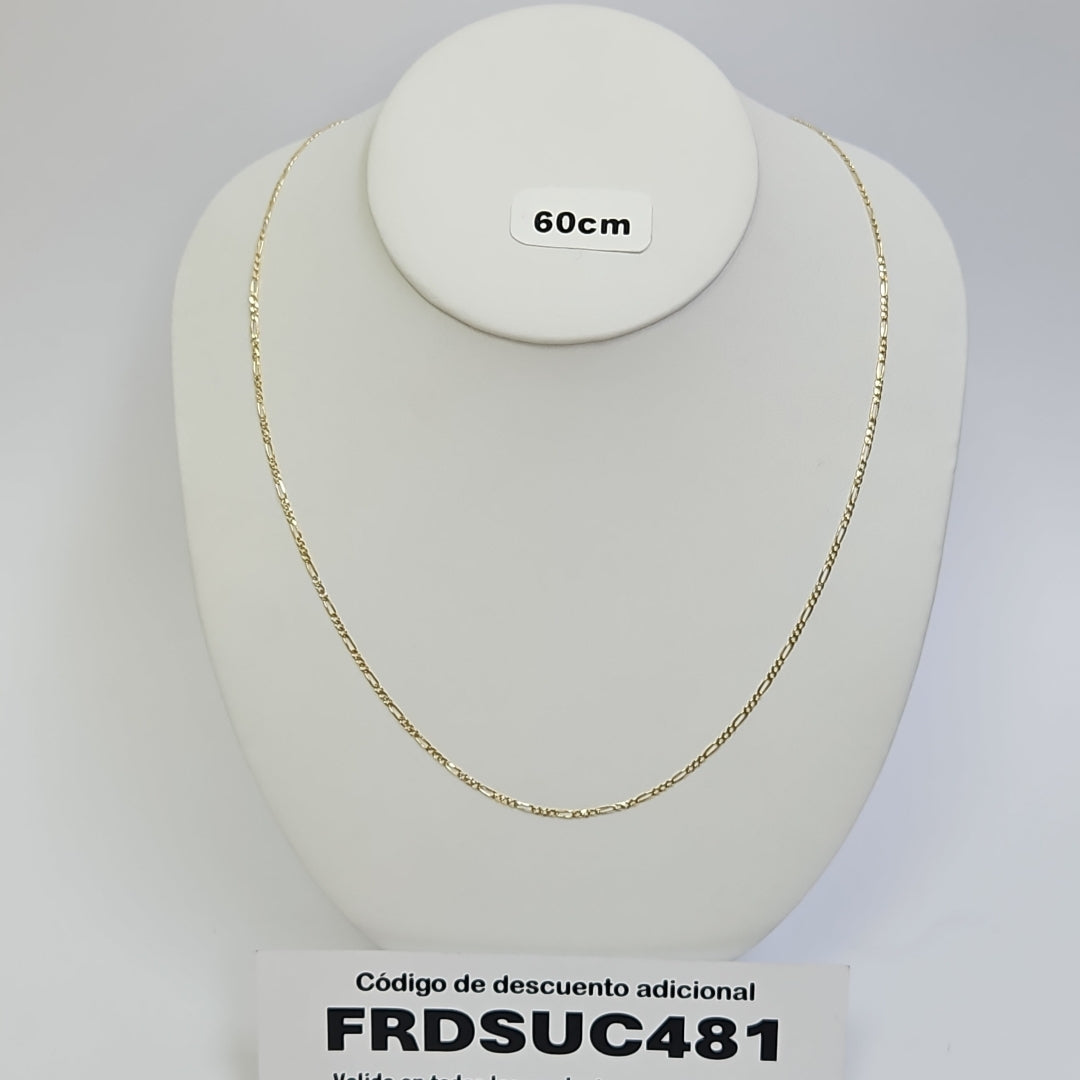 CADENAS 3X1 ORO 14K 60 CM 4.2 GR (NUEVO)
