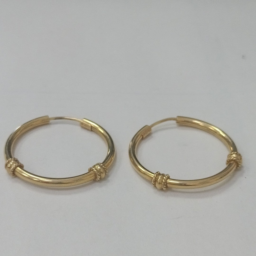 ARRACADAS PAR ORO 14 K 5,30 GRMS (SEMINUEVO)