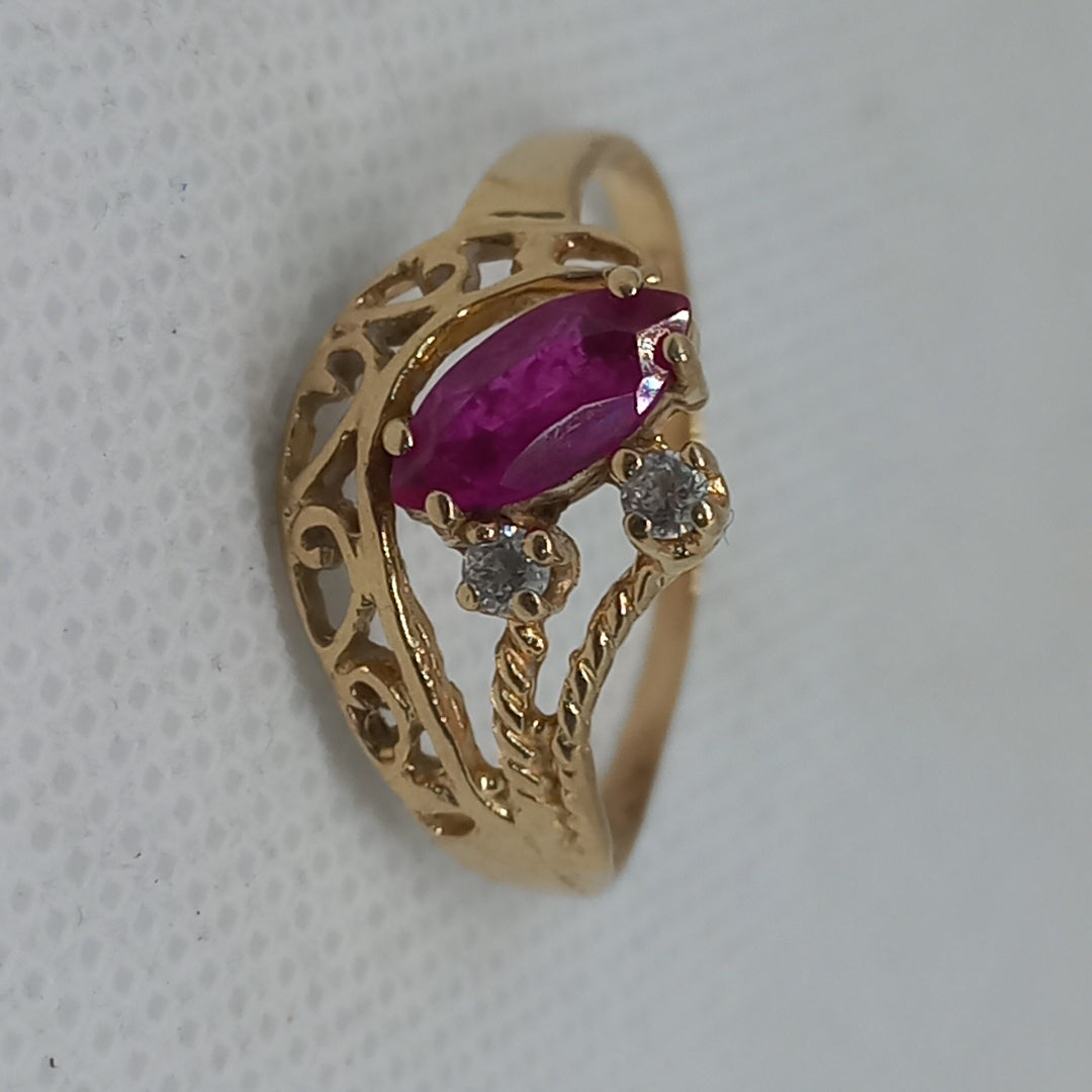ANILLO ORO 10 K 1,80 GRMS (SEMINUEVO)