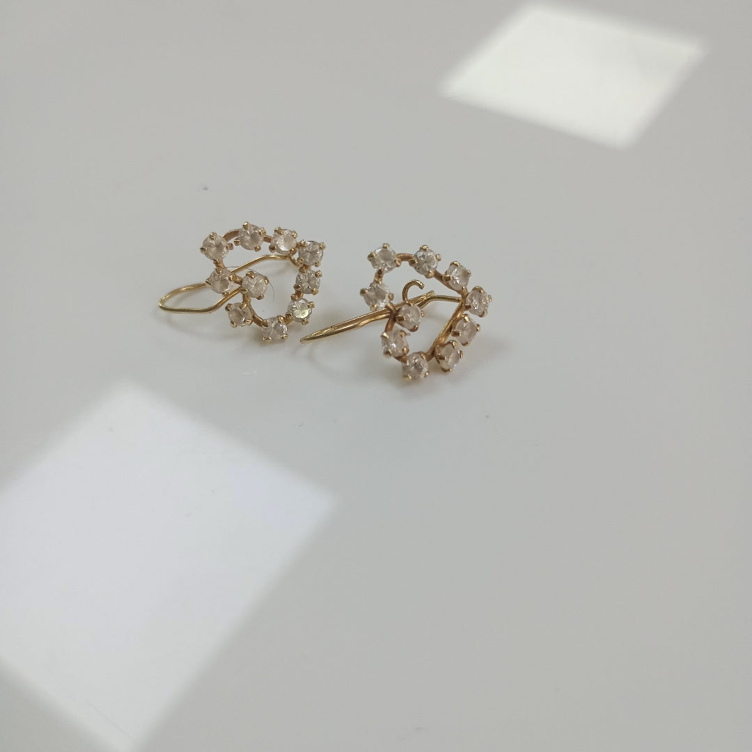 ARETES PAR ORO 10 K 1.6 GRMS (SEMINUEVO)