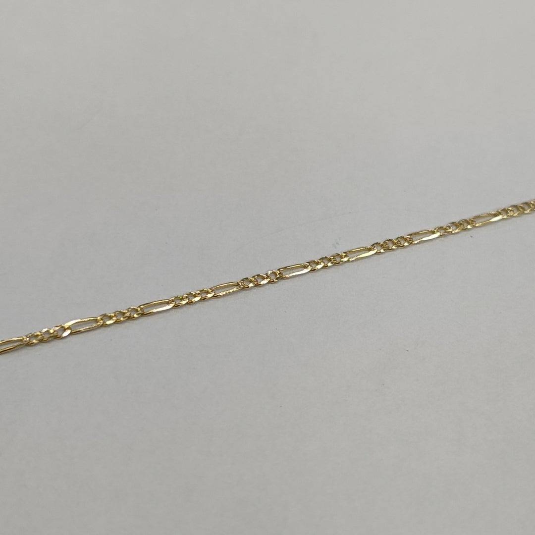 PULSERAS BARBADA ORO 14K 21 CM 1.7 GR (NUEVO)