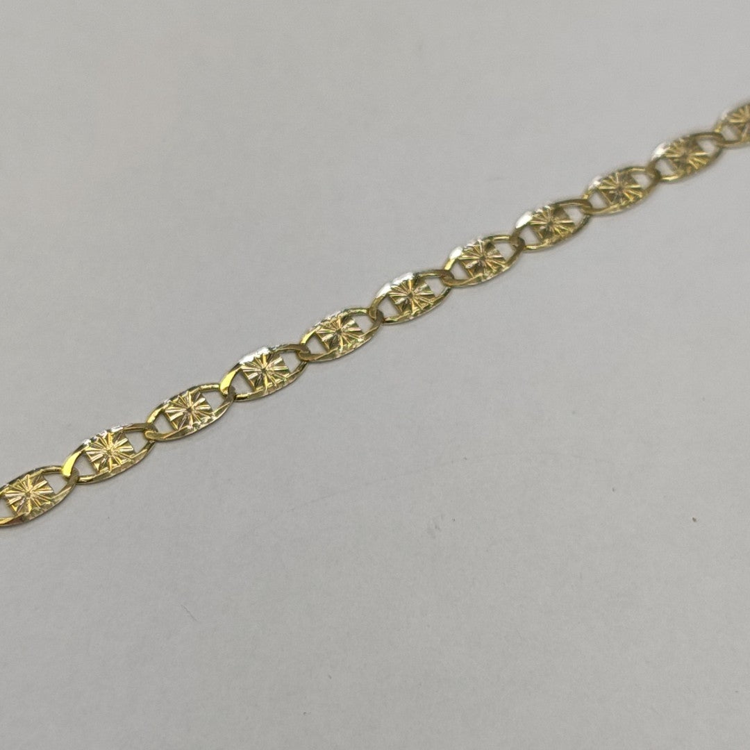 PULSERAS GUCHI ORO 14K 18 CM 2.9 GR (NUEVO)