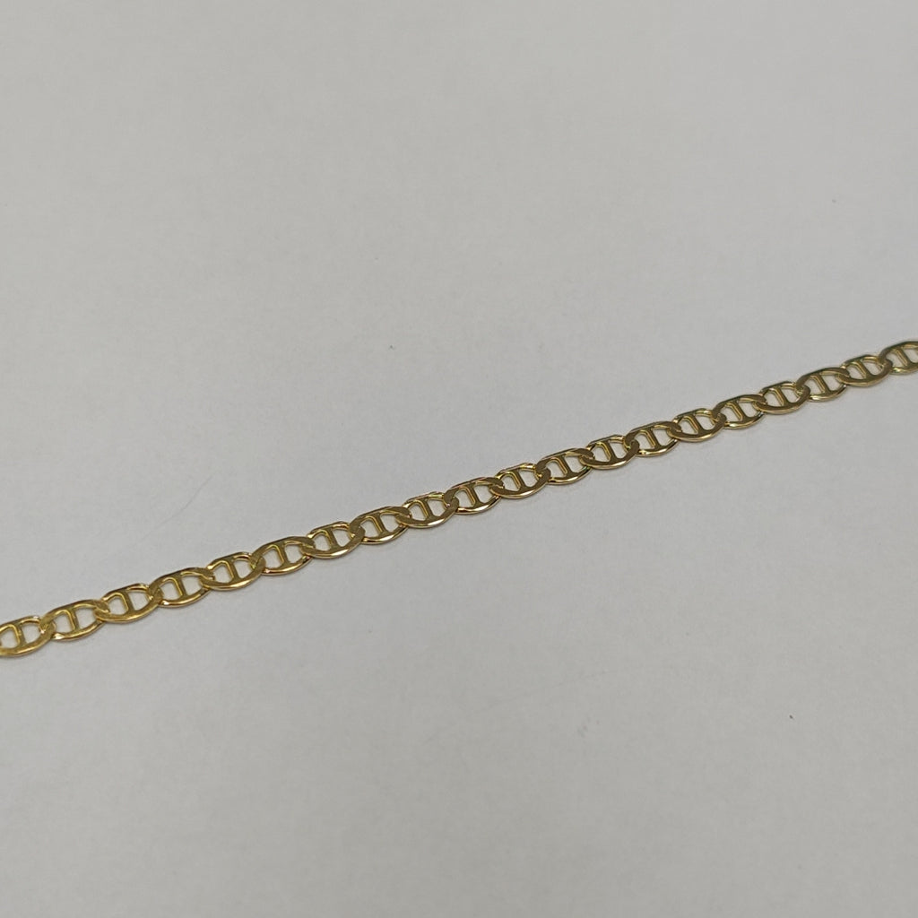 PULSERAS TEJIDO MARINERA ORO 14K 21 CM 3.4 GR (NUEVO)
