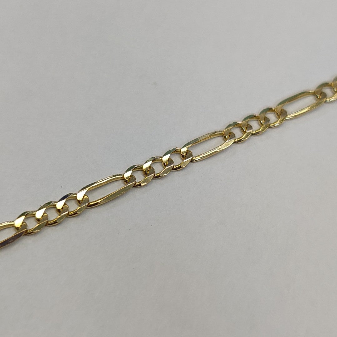 PULSERAS TEJIDO 3X1 ORO 14K 18 CM 4.2 GR (NUEVO)