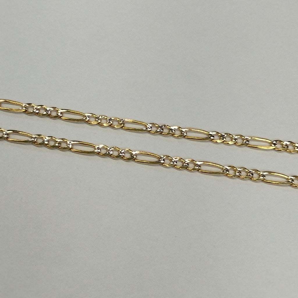 CADENAS 3X1 DIAMANTADA ORO 14K 55 CM 8.4 GR (NUEVO)