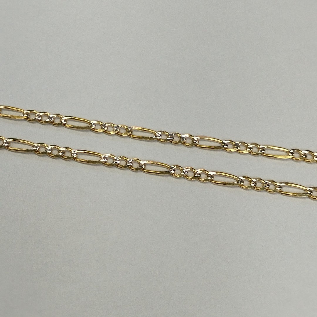 CADENAS 3X1 DIAMANTADA ORO 14K 55 CM 8.4 GR (NUEVO)