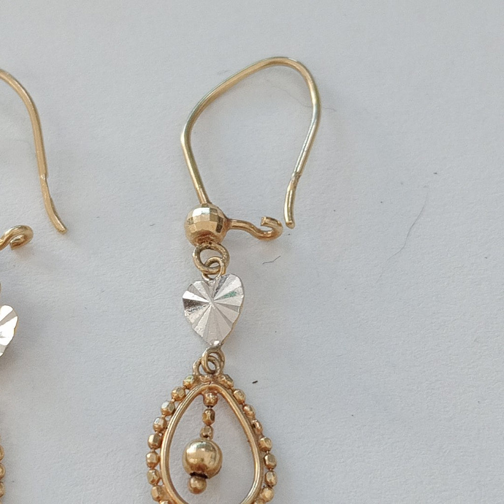ARETES PAR ORO 10 K 2.4 GRMS (SEMINUEVO)