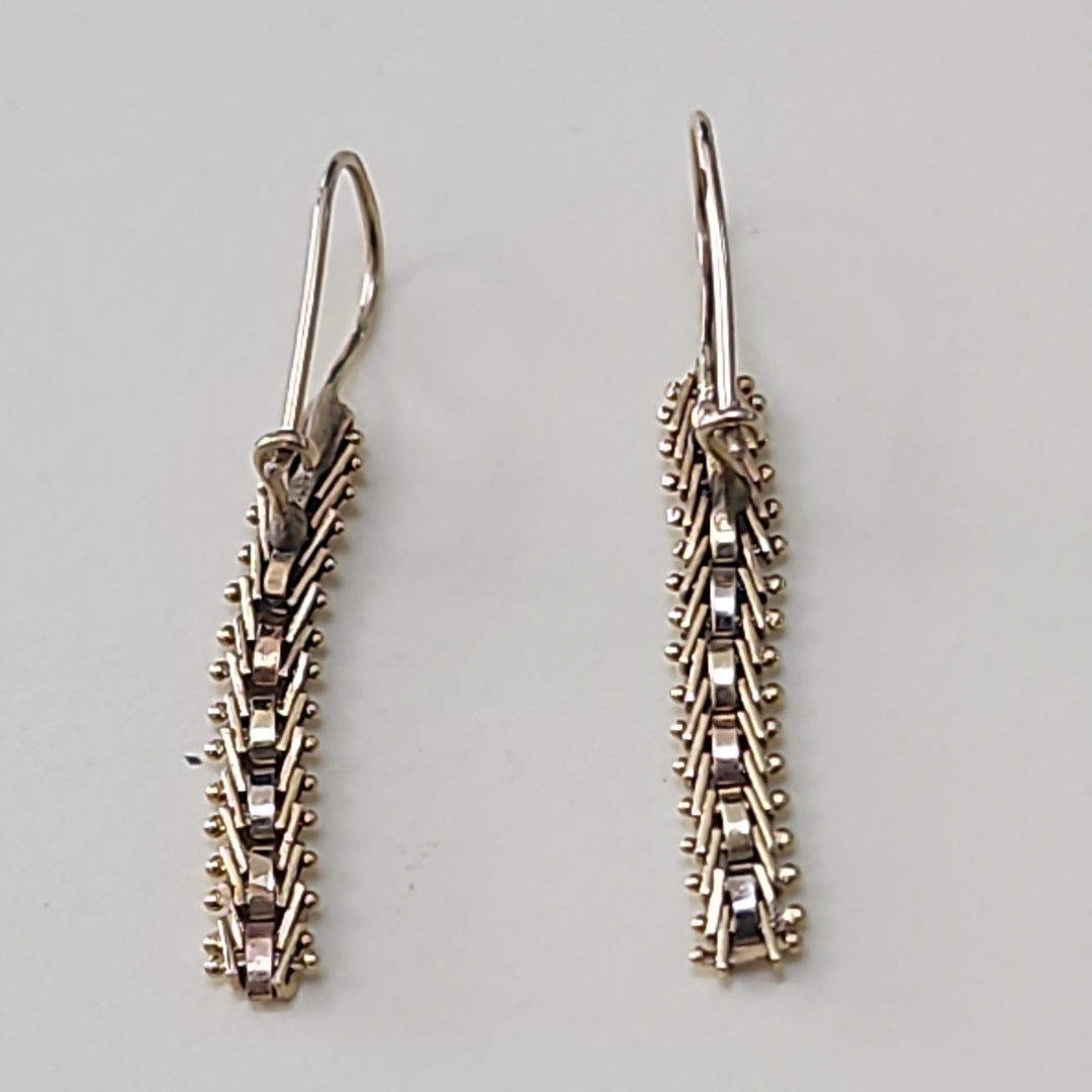 ARETES PAR ORO 14 K 2,30 GRMS (SEMINUEVO)