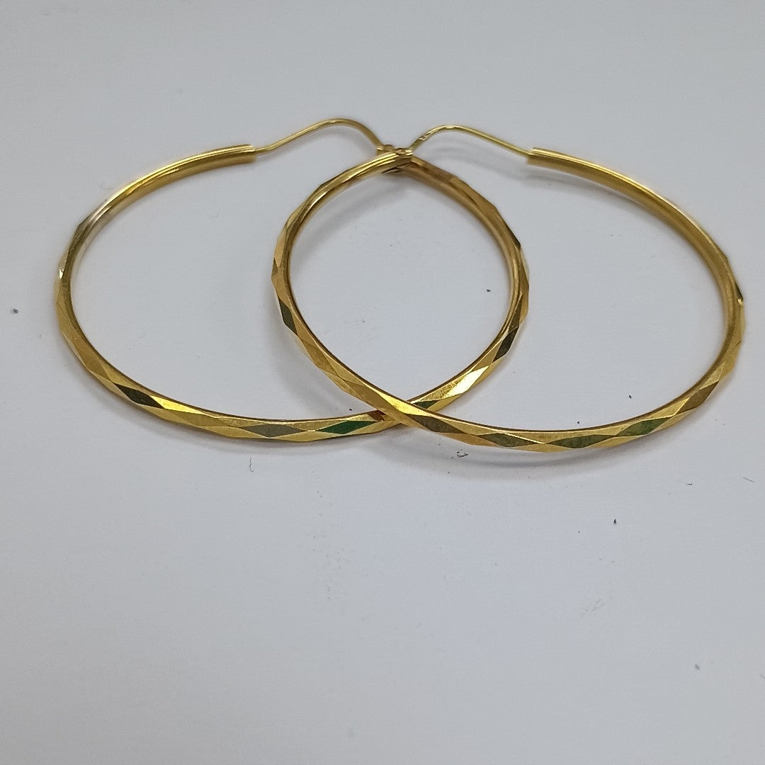ARRACADAS PAR ORO 18 K 2.3 GRMS (SEMINUEVO)