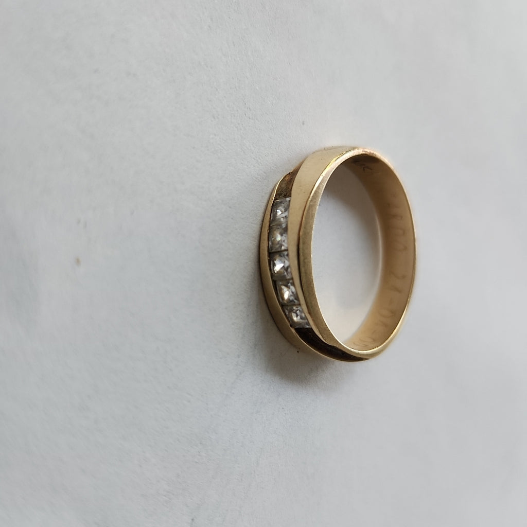 ARGOLLA ORO 14 K 3.4 GRMS (SEMINUEVO)