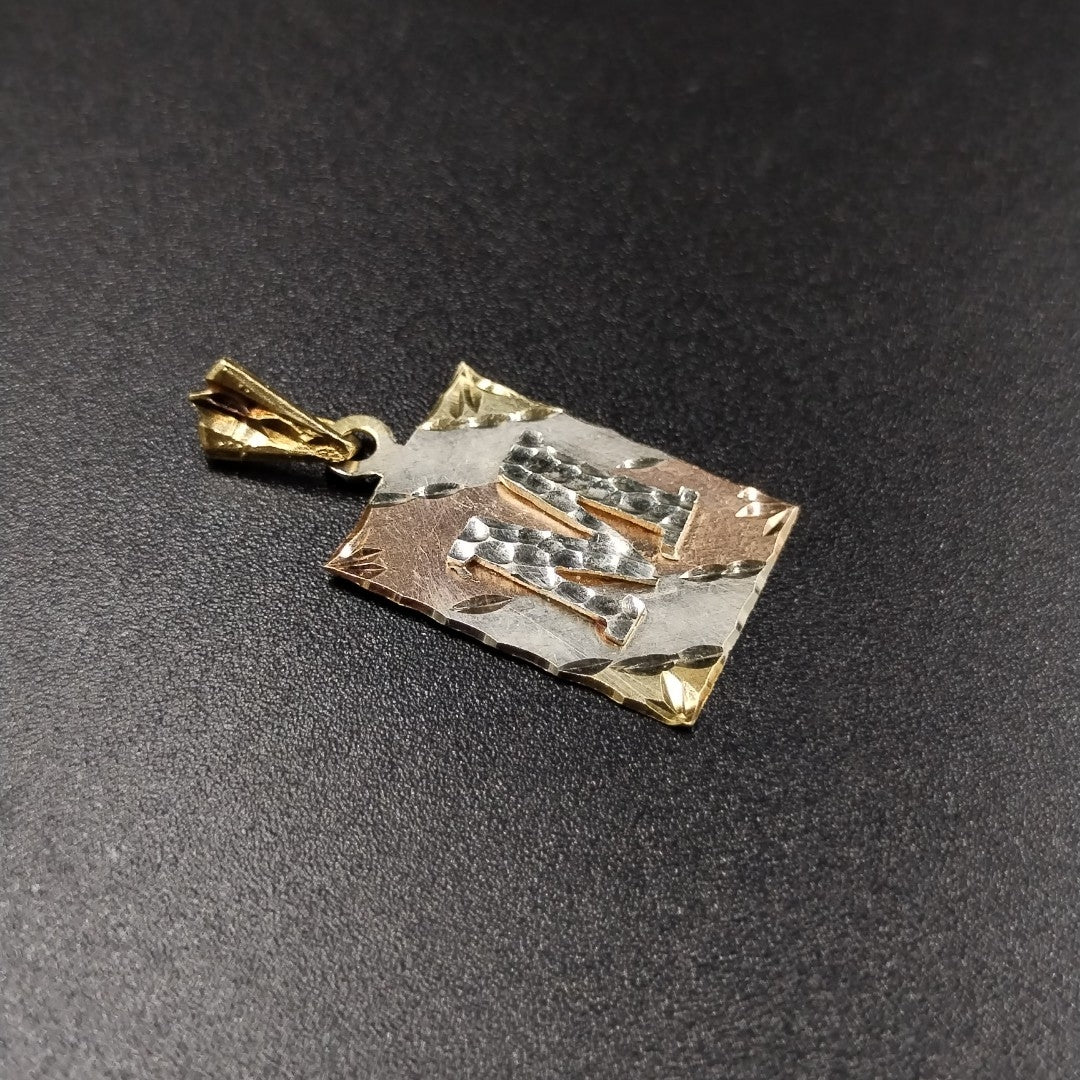 DIJE ORO, ORO COMBINADO 14 K 2.4 GRMS (SEMINUEVO)