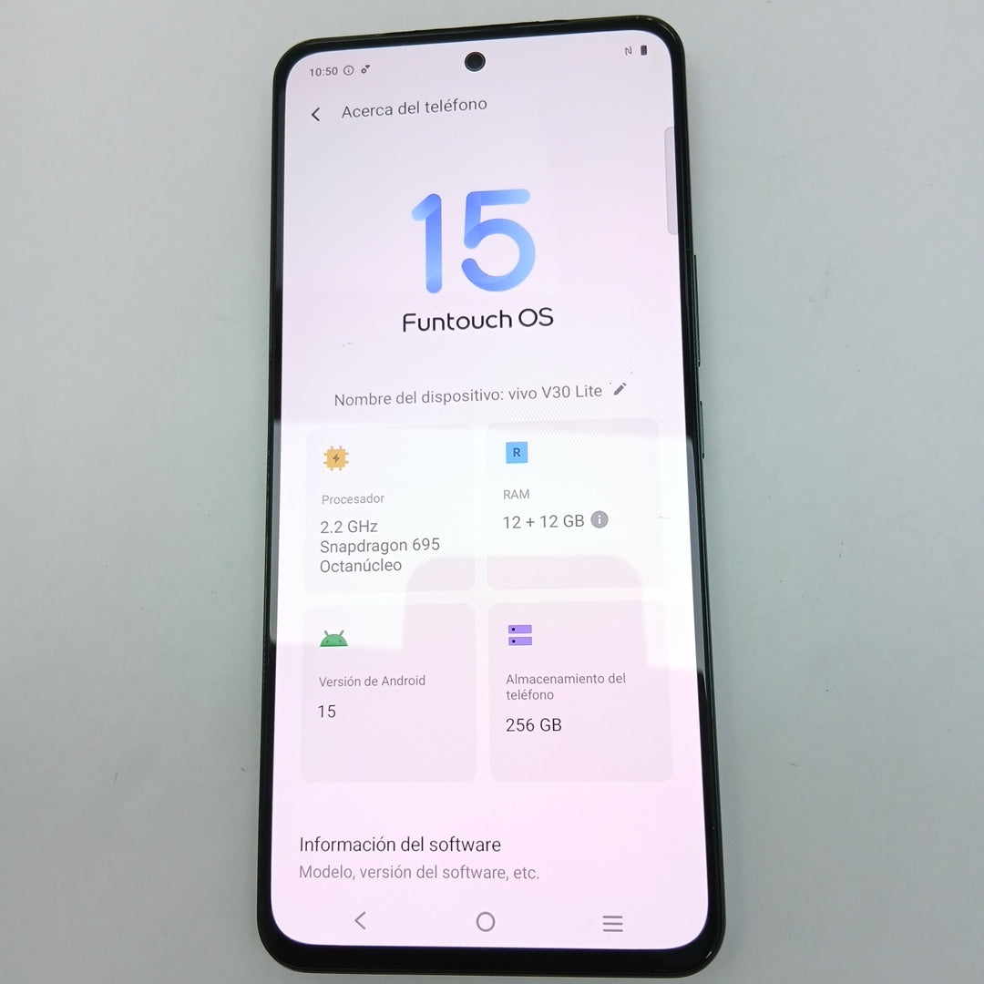 CELULAR VIVO V30 LITE V2314 (2023) 256 GB 12 GB RAM (SEMINUEVO)