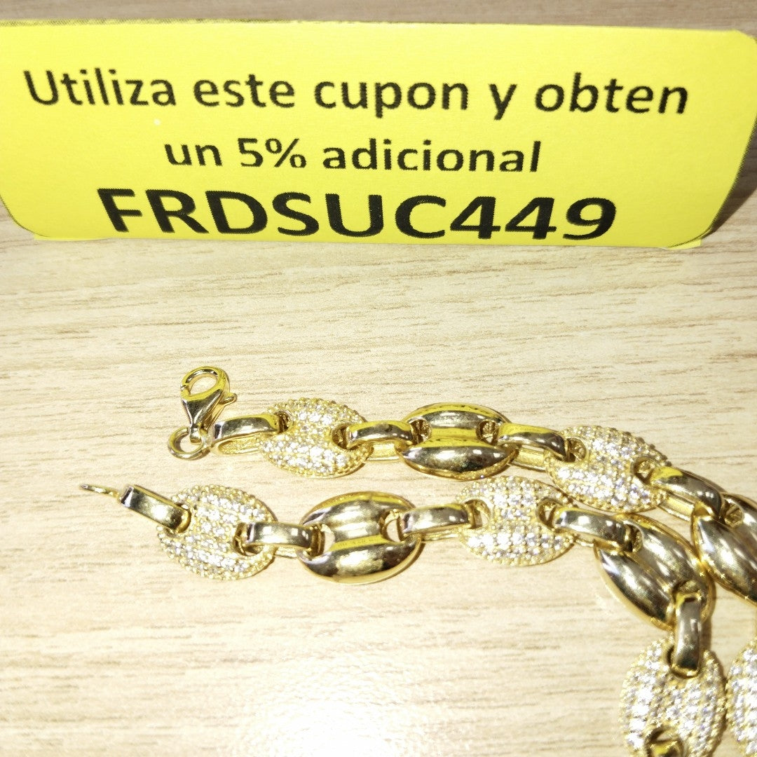 PULSERA ORO 14 K 12.6 GRMS (SEMINUEVO)