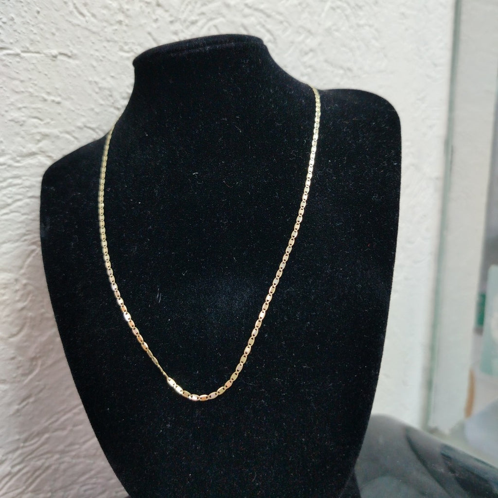 CADENA ORO COMBINADO 10 K 1.3 GRMS (SEMINUEVO)