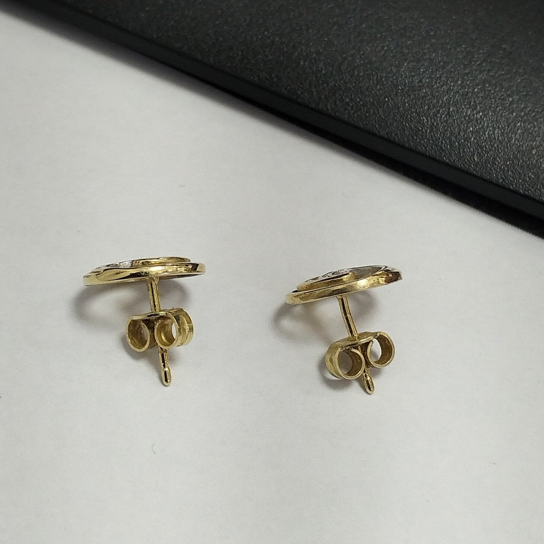 ARETES PAR ORO 14 K 2,00 GRMS (SEMINUEVO)