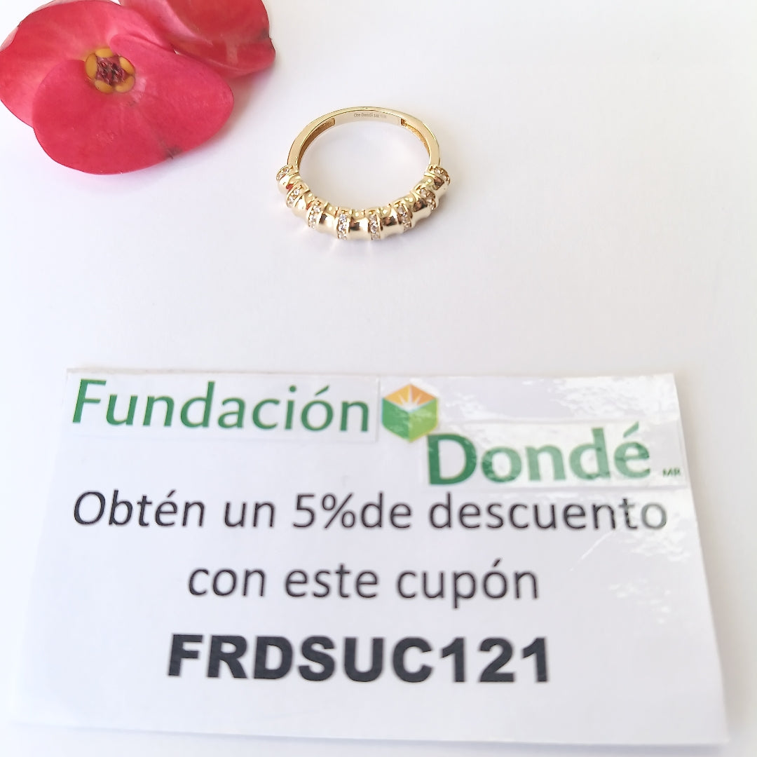 ANILLOS DAMA ORO 14K 2.8 (NUEVO)